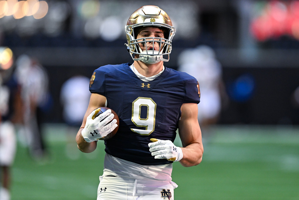 Eli Raridon will get his chance to shine for the Irish in 2025 | Photo by Rich von Biberstein/Icon Sportswire