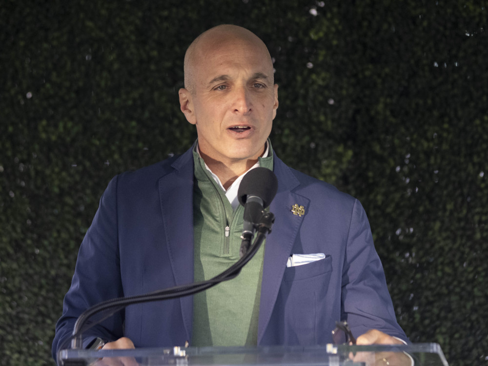 Pete Bevacqua addresses the media